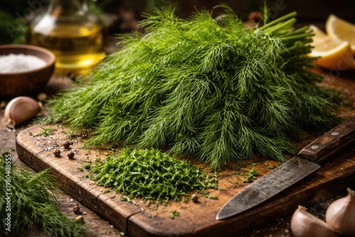 Dill herb used as culinary ...