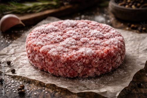 Frozen Minced Beef Burger P...
