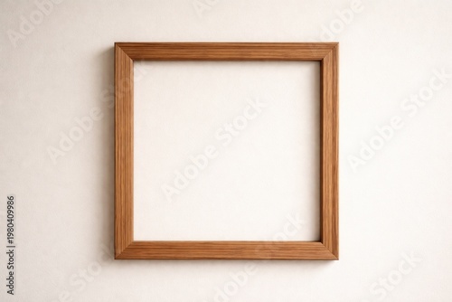 Square wooden picture frame...