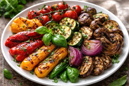 A vibrant assortment of gri...
