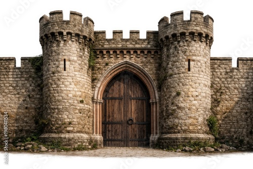 Stone fortress wall with me...