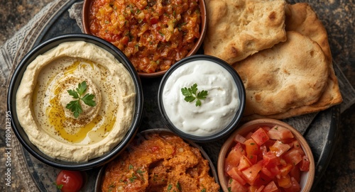 Mediterranean appetizer ass...