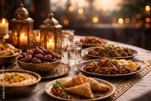 Sophisticated Iftar table s...