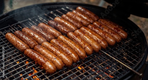 Traditional barbecue grill ...
