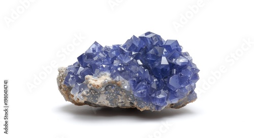 Raw indigolite mineral chun...