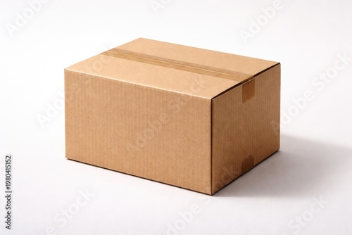 Single brown cardboard box ...