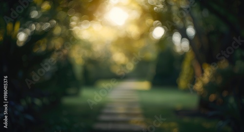 Softly glowing bokeh backdr...