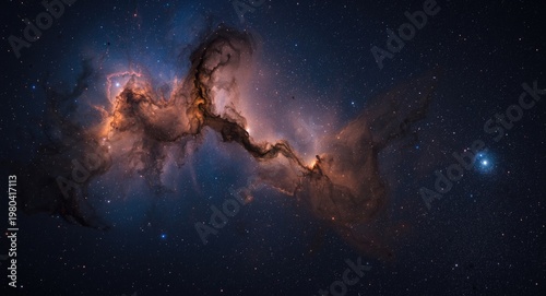 Expansive nebula formations...