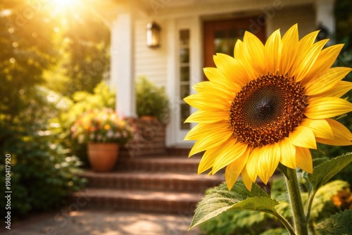 Vibrant Sunflower Blooming ...