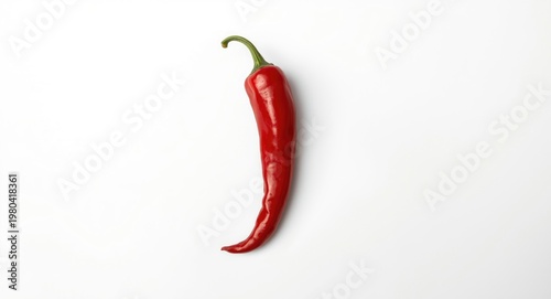 Red chili pepper centered o...