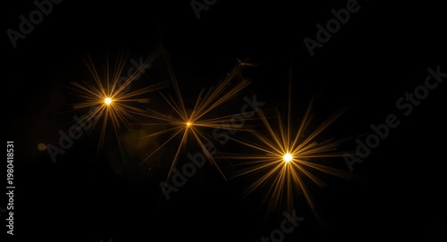 Yellow lighting effects wit...