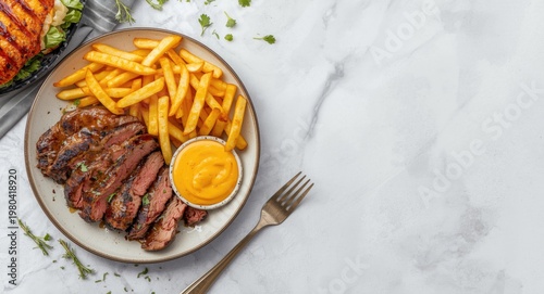 Tender roasted pork beefste...