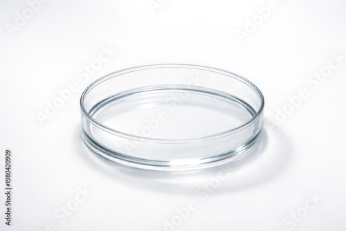 Empty petri dish showcased ...