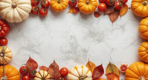 Harvest festival flat lay s...
