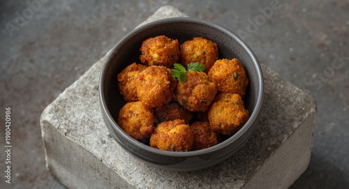 Spiced vegetable pakoras se...