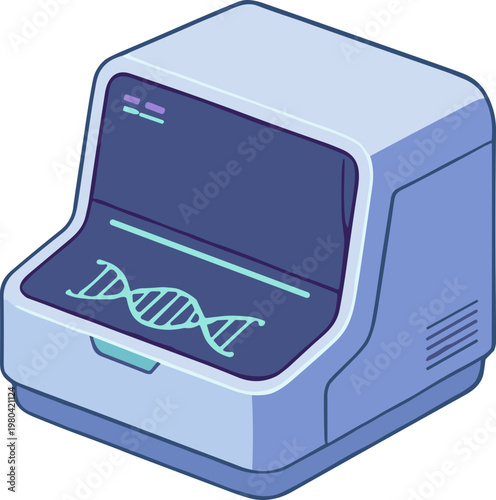 Biotech and bioengineering Illustration