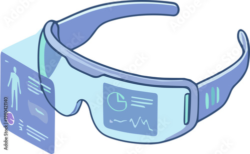 Biotech and bioengineering Illustration