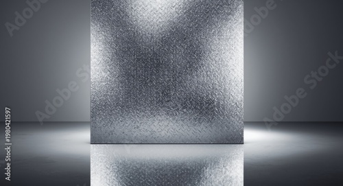 Shimmering steel sheet disp...
