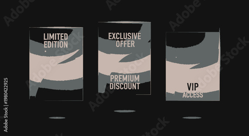 Exclusive Offer Premium Discount Labels.