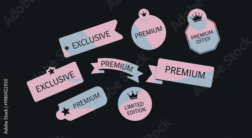 Collection of premium and exclusive tags.