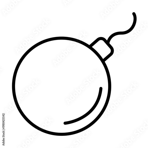 bomb on white background