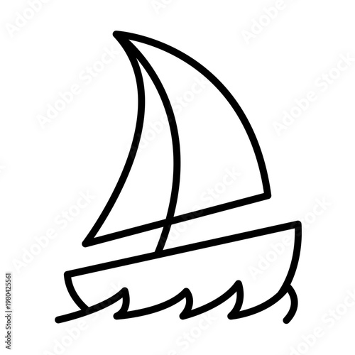 sailing ship vector illustration