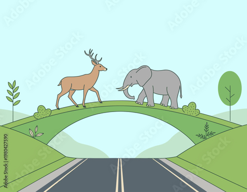 Flat Minimalist Illustration Set of Startup Pitch, Ocean Cleanup, Digital Healthcare, E-learning, Marketing Analytics, Airport Kiosk, Coffee Brewing, VR Gaming, Rocket Launch, and Home Plant Decoratio