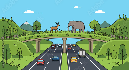 Flat Minimalist Illustration Set of Startup Pitch, Ocean Cleanup, Digital Healthcare, E-learning, Marketing Analytics, Airport Kiosk, Coffee Brewing, VR Gaming, Rocket Launch, and Home Plant Decoratio