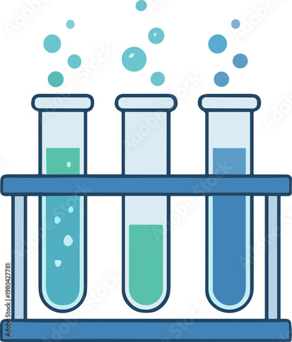 Medicals production and bioengineering illustration