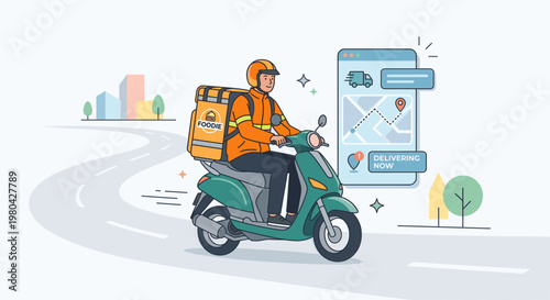 Flat Minimalist Illustration Set of Startup Pitch, Ocean Cleanup, Digital Healthcare, E-learning, Marketing Analytics, Airport Kiosk, Coffee Brewing, VR Gaming, Rocket Launch, and Home Plant Decoratio