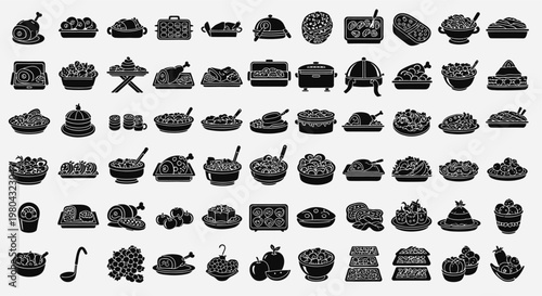 Collection of various military tank icons.