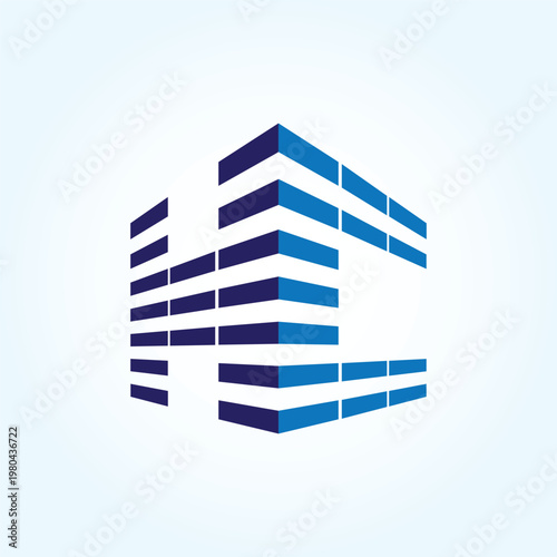 Creative House real estate minimalist logo icon vector concept. letter HC property home monogram. line art design logotype  illustration