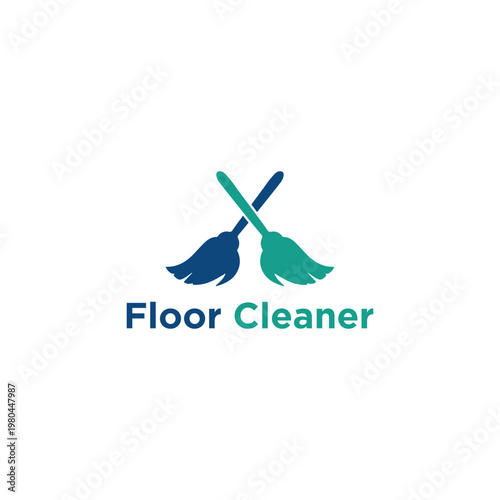 Floor Cleaner Logo Vector Simple