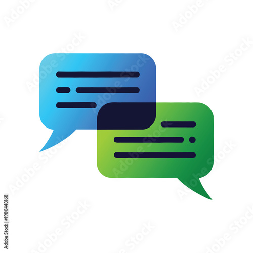 Chat message icons set, mental health conversation, counseling session poster, helpline support branding, community talk therapy vector illustration elements