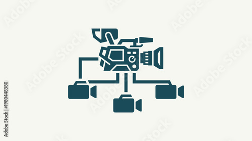 Broadcast Camera Setup Icon