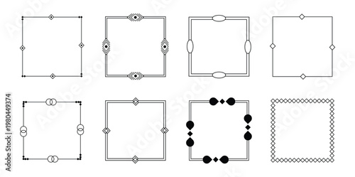 Old vintage frame.Retro floral rectangle.Set of Decorative vintage frames and borders set.Vintage calligraphic frames.Decorative wedding frame.Decorative antique museum picture border or deco devider.