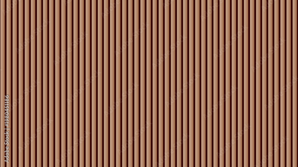Fototapeta premium Vertical Brown and Beige Stripes Pattern abstract background