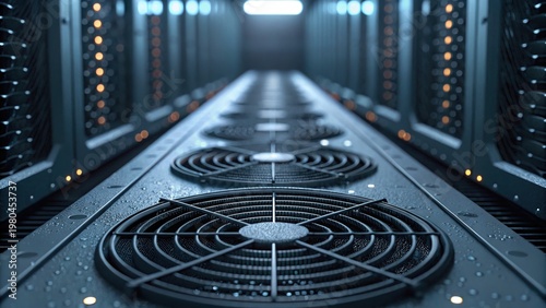 Efficient Cooling System with Carbon Capture Layer for Data Centers