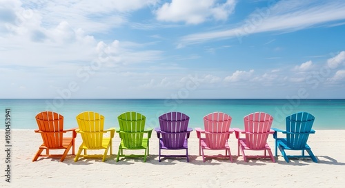 Summer day colorful background