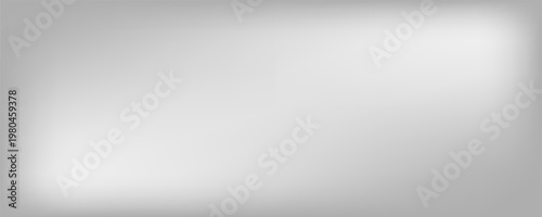 Silver foil background with metal mirror texture. Chrome gradient surface with light gloss simple abstract