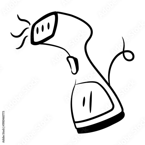 Drawing style icon showing a steamer