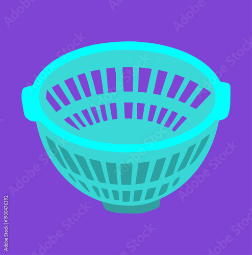 プラスチックのザルのベクターイラスト