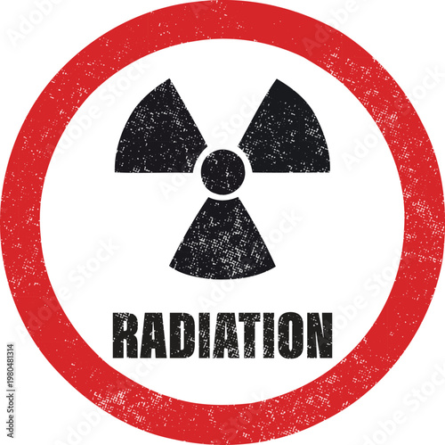 The universally recognized symbol indicating potential radiation hazards and associated safety warnings