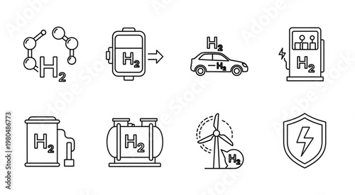 Hydrogen energy production and utilization for sustainable transportation and power.
