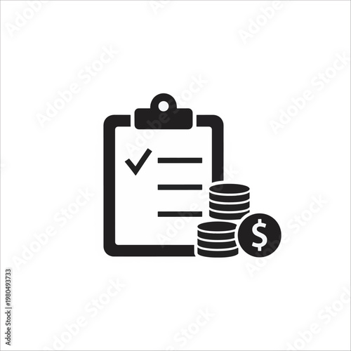 vector illustration of a clipboard icon