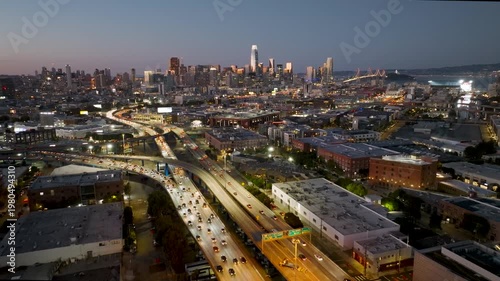 San Francisco Skyline at Sunset