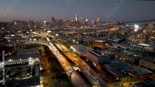 San Francisco Skyline at Sunset
