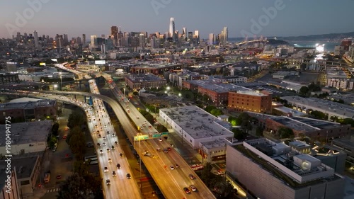 San Francisco Skyline at Sunset