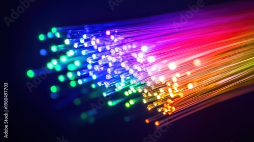 Illuminating fiber optic cables dark data transmission digital network underworld technical insight