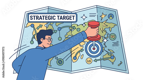 Strategic Target on World Map: Global Business Planning and Goal Setting